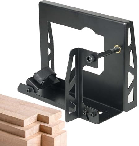 Estante de acero portátil para cepilladora de madera eléctrica – Estante de soporte para cepilladora eléctrica, kit de herramientas de mano para carpintería para muebles de puerta del hogar