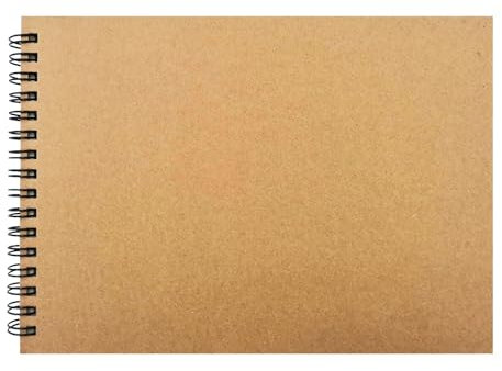 A5 Sketch Books, 160gsm Spiral Bound Drawing Pad Sketch Paper Art Supplie with Hardboard and Acid Free Drawing Paper 60 Pages (A5-1 Pack)