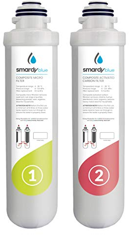 2in1 Ersatzfilter Set (Wechselintervall 6 Monate) für smardy blue xiva Umkehrosmoseanlage