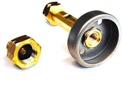 Zatechs - Adaptador de cilindro de gas LPG de 21,8 mm para llenar botellas de gas vacías en Francia | botella de gas de 11 kg con grifo LH de 1/14 de 21,8 pulgadas y grifo de 20 mm