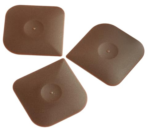 SHINEOFI Set 3 Raschietti per Pulizia Padelle in Plastica Antiscivolo, Raschietto per Pentole in Ghisa e Wok, Utensili per Cucina e Griglia per Uso Quotidiano