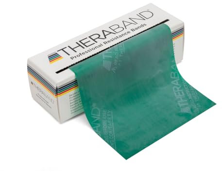 THERABAND Resistance Bands, Workout Band, Exercise, Physical Therapy, Green