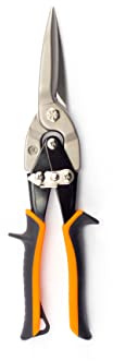 VCT 12 Aviation Snips, Long Blade Straight Cut Tin Snips Cutting Shears Power Cutter with #55 Carbon Steel Blade