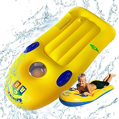 Inflatable Surfboards for Kids, Inflatable Bodyboard, Children's Sea Board, Suitable for Water Slides, Water Skiing Pads, Beaches, Swimming Pools - 119 x 58 cm