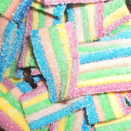 Vidal's 3kg Bulk Bags, Tubs, Lollipops & Chew Bars Galore: A Sweet Wonderland Awaits! (2kg Rainbow Bites)