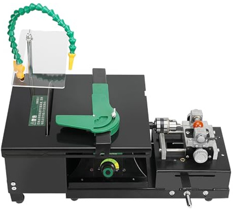 Máquina pulidora de banco pulidora – Mini sierra de mesa, herramientas de torno DIY 1000-11019r/min con eje flexible para joyería
