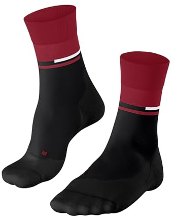 FALKE RU Compression Stabilizing Trend M So lyocell fil fonctionnel avec contention 1 paire, Chaussettes de course Homme, Noir Black 3008, 42-43