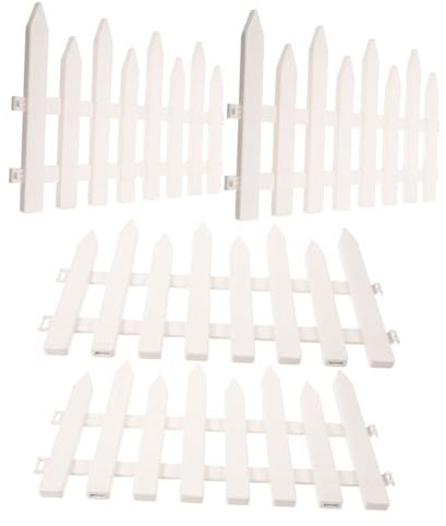 SEWOART 4pezzi Recinzione Da in Plastica Bordura Per Recinzione Da Per e Riutilizzabile