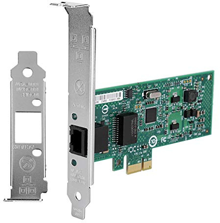 Cryfokt PCI-E 82574L Duplex Gigabit Nätverkskort, Stabil överföring, Kompatibel med Hel/halv Duplex, 10/100/1000 Mbps NIC för DOS, 1 NIC