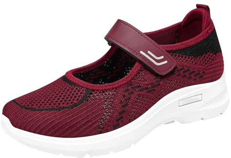 Générique Basket Femme sans Lacets Confortable, Basket Femme Marche Orthopédique, Chaussure Slip on Tendance, Chaussure Sport Respirantes, Sneaker De Marche À Plateforme, Sneaker Quotidien Polyvalent
