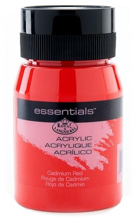 Royal & Langnickel RAA-5110 Essentials 500ml Acrylic Paint - Cadmium Red
