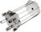 Weber 17395 Style Grill-Spiesse mit Drehspieß für rotisserie