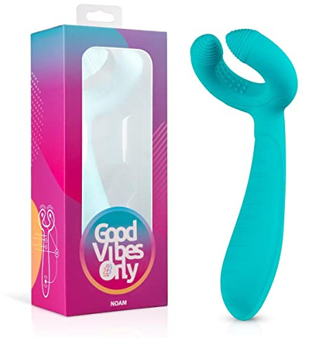 Good Vibes Only Naomi Vibrateur Paire – Vibrateur de Type - Stimulateur en Silicone pour Hommes, Femmes et Couples - Imperméable – Rechargeable – Bleu