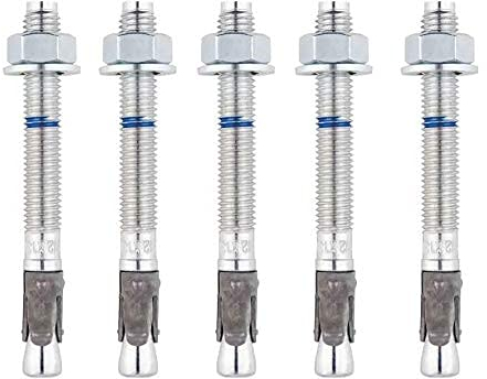 BATIFIX 20 Stück Schwerlastanker verzinkt mit ETA Option 1 Industriequalität Schwerlastdübel Keilanker Bolzenanker Ankerbolzen Blitzdübel Ankerschraube (M10 x 90)