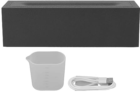Topiky Diffusore di Oli Essenziali con Luce di Fiamma, Diffusore d'Aria Ultra Silenzioso per Aromaterapia, Diffusore di Nebbia Umidificatore per Aromaterapia per Camera da Letto, (Nero)