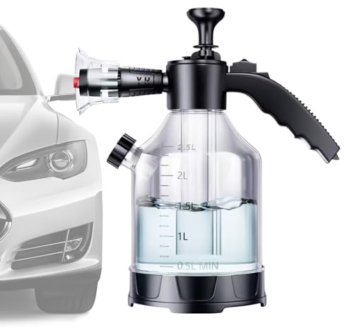 Spruzzatore Pompa Di Grande Capacità: Ugello Di Schiuma, Strumento Di Pulizia Domestica | Configurazione Dispenser Di Liquidi Da Giardino, Spruzzatura Lavaggio A Pressione, Equi