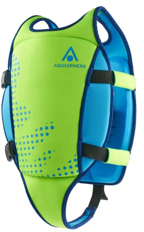AQUASPHERE Swim Vest | Gilet de Natation | Enfants 2 à 6 ans | Gilet de Flottaison pour bébé et enfant | Garçon et Fille | Boucles réglables | Sangles de sécurité ajustables | Pour apprendre à nager