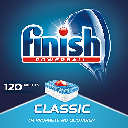 Finish Powerball Classic - Detersivo in pastiglie per lavastoglie, 3er Pack (3x 40 pastiglie)