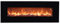 Sined Aprica Chimenea Electrica De Pared De Acero y Cristal 1500w Negro Efecto Llama Led Realista con 6 Niveles De Intensidad De Luz y Mando a Distancia para Hogar y Oficina