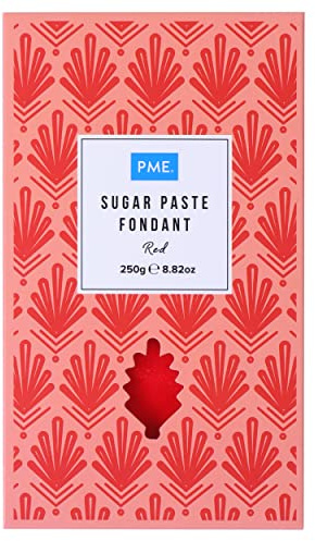 PME Sugar Paste Fondant – Red 250g