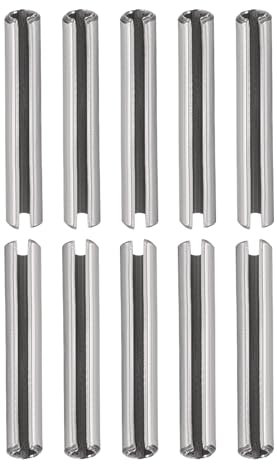 DTGN M2 x 16mm(DxL) Asolato Molla Perno - 50pz - Buono per Casa Macchina Fissaggio - 304 Inossidabile Acciaio Molla Perno Tensione Rullo Perno - Argento