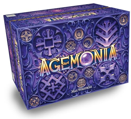 Lautapelit.fi | Agemonia | brädspel | Åldrar 14+ | 1-4 spelare | 1-2 timmars speltid