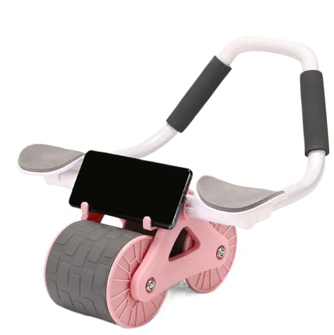 Ab Wheel Roller – Rullo per esercizi addominali | Rullo per addominali | Rullo per addominali con supporto per il gomito | Attrezzatura per allenamento addominali rimovibile | Rullo portatile per
