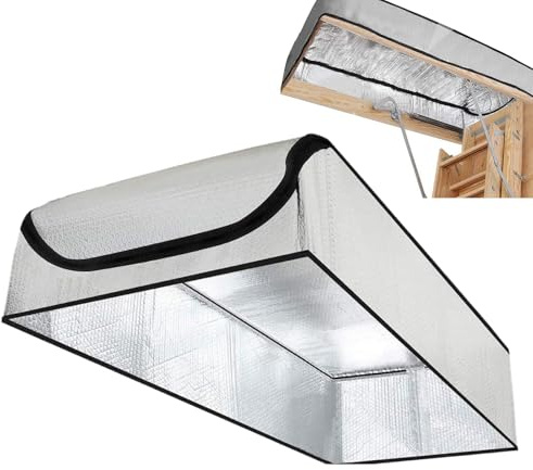 Insulation Cover for Stairs, Reflective Barrier Anti Radiation | Reusable Thermal Blanket for Sliding Doors, Garages, Workshops, Winter Tents, Home, Dogs