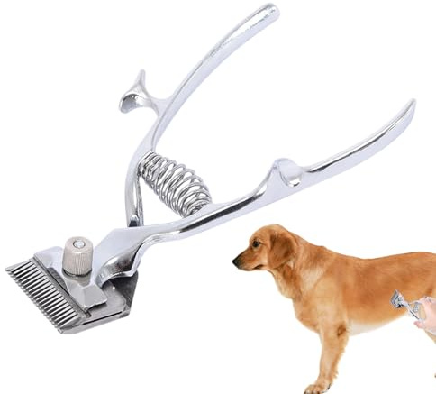 Afeitadora de acero inoxidable para mascotas, recortadora de pelo silenciosa, cortadora de aseo ajustable, herramienta de corte de precisión, dispositivo de aseo recargable, máquina de corte de pelo