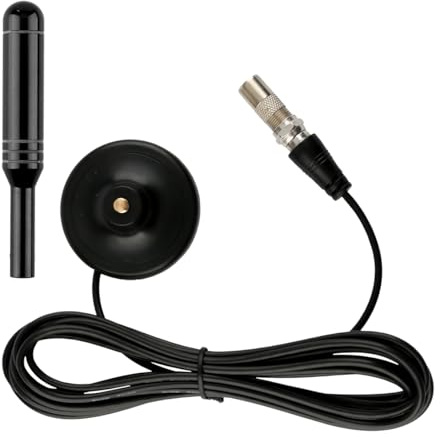 Lotsdonxia Antena de TV digital para interiores – Antena de TV compacta de 13,5 x 6,8 cm con amplificador de señal y base magnética para televisores inteligentes 4K 1080P, DVB-T y sintonizadores USB