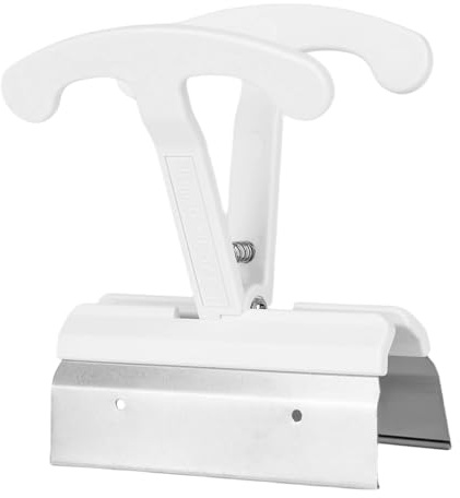 Fukaisu Extractor Teclado de 4 Teclas, 9x7x4,2cm Extractor Teclas Teclado Mecanico para Herramienta Limpieza y Extracción de Teclados Mecánicos Personalizados(Plateado y Blanco)