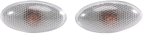 Joasaca 632574 2 X Clignotant LatéRal Feu de Position RéPéTiteur Indicateur de Lampe pour 206 407 607