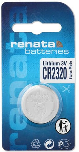 Renata CR2320 - Pila a bottone CR 2320, al litio 150 mAh, 3 V, 1 pezzo