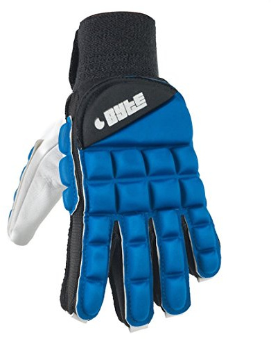 BYTE INTERNATIONAL BLUE PADDED LEFT HAND HOCKEY GLOVE (MEDIUM)