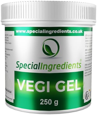 Vegi Gel Premium Quality Powder 250g - Vegan Gelatine, Non-GMO, Gluten Free – Recyclable Container
