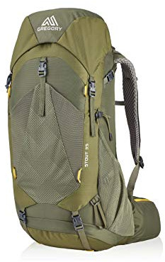 Gregory 126871 Stout - Zaino Trailflex, Verde (Fennel Green), 35 L