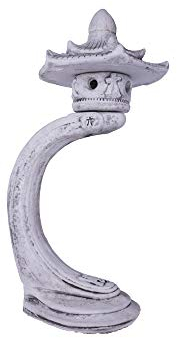 Antyki24 Große Japanische Laterne Pagode Aus Steinguss | Japanische Steinlaterne Frostfest Für Garten Terrasse Balkon | Massive Dekoration 88 cm, Grau