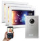 Goliath Hybrid | IP | Full-HD Video Türsprechanlage | App | 1-Fam | 3 x Full-Touchscreen 10 | Aluminium Unterputz Türstation | + Feedback Modul | 180° Ultra-Weitwinkel | AV-IPS-520