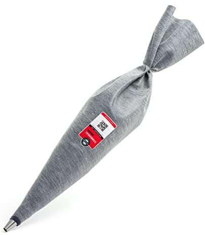 COMENSAL Pochoir à Joints - Sac à Mortier de Qualité Supérieure -Sac pour Joints - 3 Embouts Métalliques 8, 10, 12 mm - Made in EU