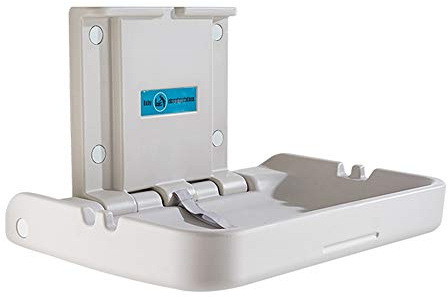 Skötbord,Skötbord Skötställe, Tredje badrummet Moder- och barnrum Fällbar Väggmonterad Babyomsorgsstation Barnskyddsstol Pearl White