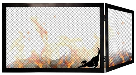 PARASCINTILLE ANGOLARE PER CAMINO REVERSIBILE IN FERRO Parafiamme per Caminetti, Caminetto Angolare CM 60 x 50 x H 50 modello DOLOMITE Gatto