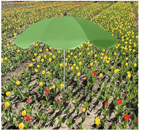 Miecoae Parasol pour Plantes de Jardin Couvercle Les Fleurs Parasol Pare Soleil Housses Parapluies Réglable Plante Légume Plein air Tissu Paraso Solaire, Facile à Stocker(Vert)