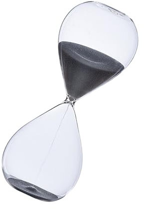 Elegantes temporizadores de arena de reloj de arena de 60 minutos para decoración del hogar y gestión del tiempo en estudio u oficina. Temporizadores de reloj de arena de cristal