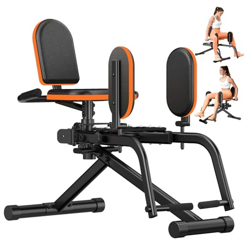 HXD-ERGO Hip Abductor Machine for Home 6 Resistance Adjustments Inner Thigh Exercise Equipment Glute Training Machine for Sedentary/Postpartum Recovery
