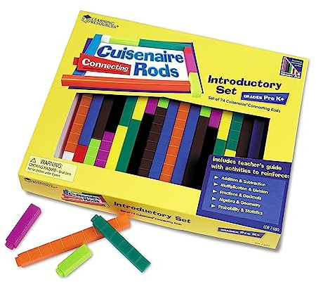 Learning Resources Set introduttivo di Barrette incastrabili Cuisenaire