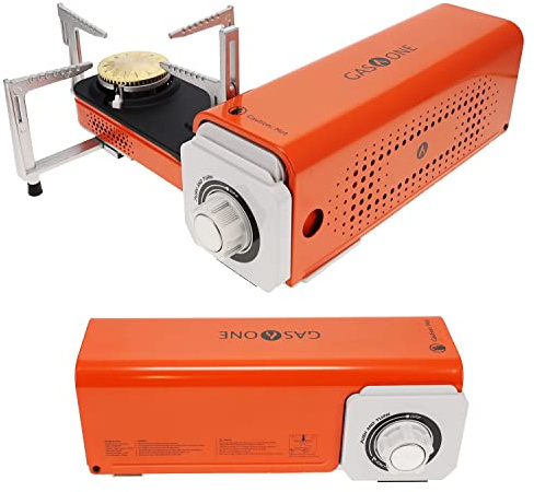GasOne GS-8300 - Camp Stove Compact Butane Stove with Carrying Case - Foldable Portable Stove
