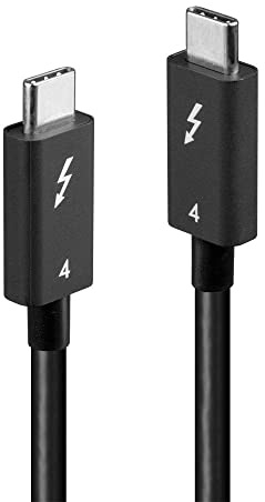 LINDY 1 m Thunderbolt 4 Kabel, 40 Gbit/s, passiv