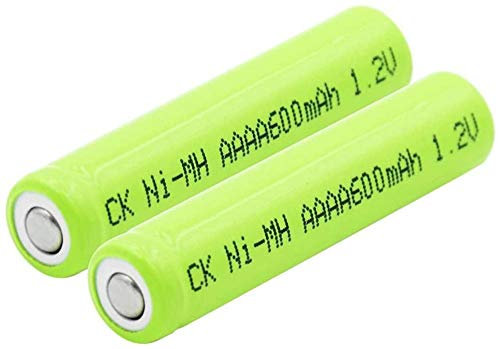 2 Pack 1 2V Aaaa 600Mah Am6 Lr61 Ni-Mh Batterie Ricaricabili Per Penna di Superficie Sveglia Torcia Mini Ventilatore