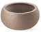 Luca Lifestyle Pflanzkübel ''Grigio Low Balloon'' Metallic Bronze Rund Fiberglas *5 Jahre Garantie* - 73x73x33 cm - Premium Qualität - F6707