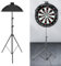 Dartboard-Ständer, Faltbares Dart-Stativ, Tragbarer Dartboard-Montageständer, Dartboard-Halter, Einfach zu Montieren, Robuster Dartboard-Ständer, 68,1 Zoll Tragbare